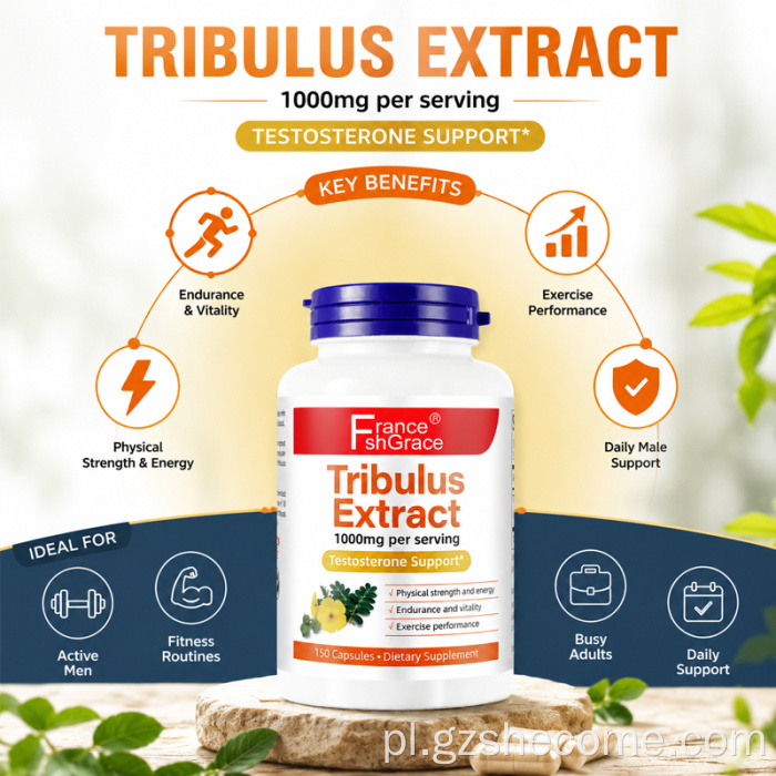 Shecome Tribulus Suplement dla mężczyzn wspomagający suplement energetyczny